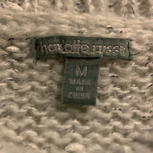 Charlotte Russe-Light Gray Sweater - Picture 7 of 7